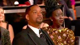 Will Smith Smacked Chris Rock On Stage At The Oscars For Making A Joke About Jada Pinkett Smith