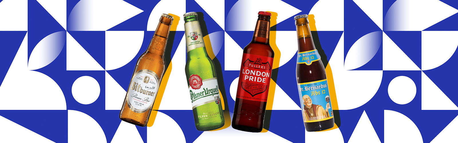 Bitburger/Pilsner Urquell/Fuller's/Bernardus/istock/Uproxx