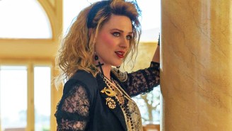 Evan Rachel Wood Almost Looks Too Good As 1980s-Era Madonna In A Peek At Roku’s Weird Al Biopic