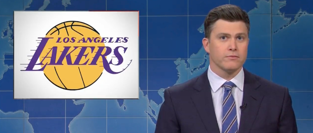 Colin Jost Lakers