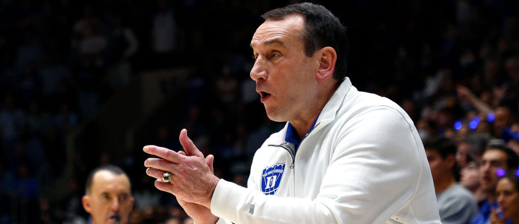 Coach K Apologized To Duke Fans For Loss To UNC