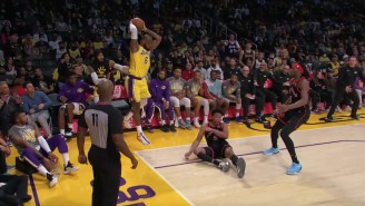 LeBron James Took Out Some Frustration By Launching A Ball Off Of Scottie Barnes