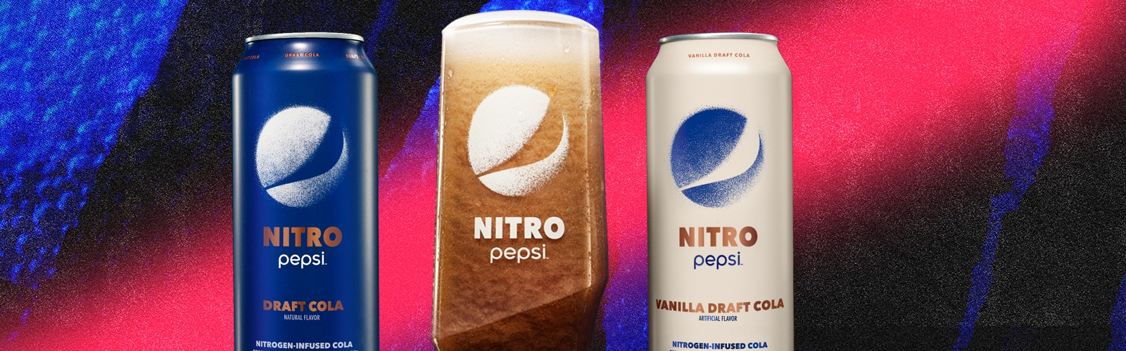 Nitro Pepsi and Vanilla Nitro Pepsi