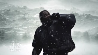 Pusha T Dishes Out Some ‘Diet Coke’ In A Chilly Performance On ‘The Late Show’
