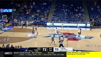 Tulsa Beat UCF On A Crazy Heave From Past Halfcourt That Hit Nothing But Net
