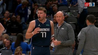 A Stunned Luka Doncic Picked Up His 16th Technical Of The Season And Will Serve A One-Game Suspension