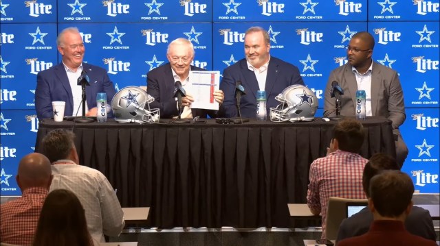 Jerry Jones offered sneak peek at Cowboys' draft board — here's what it  (may have) said