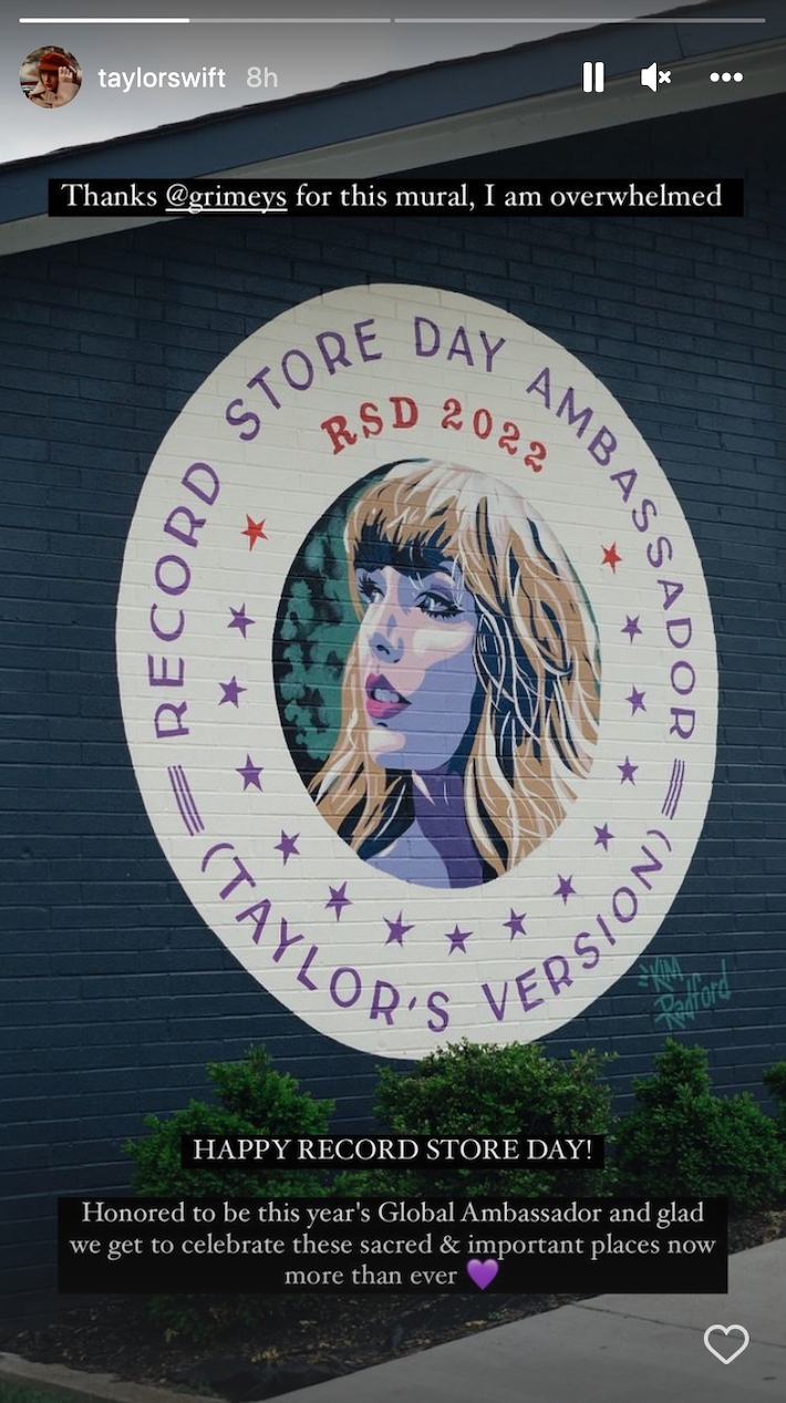 Taylor Swift Record Store Day Grimey's