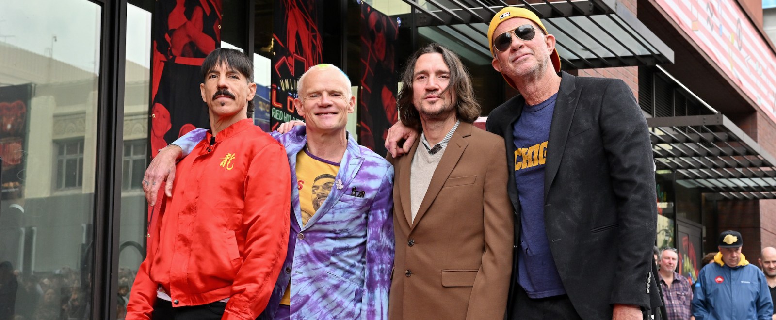 Red Hot Chili Peppers Anthony Kiedis Flea John Frusciante Chad Smith Hollywood Walk Of Fame 2022