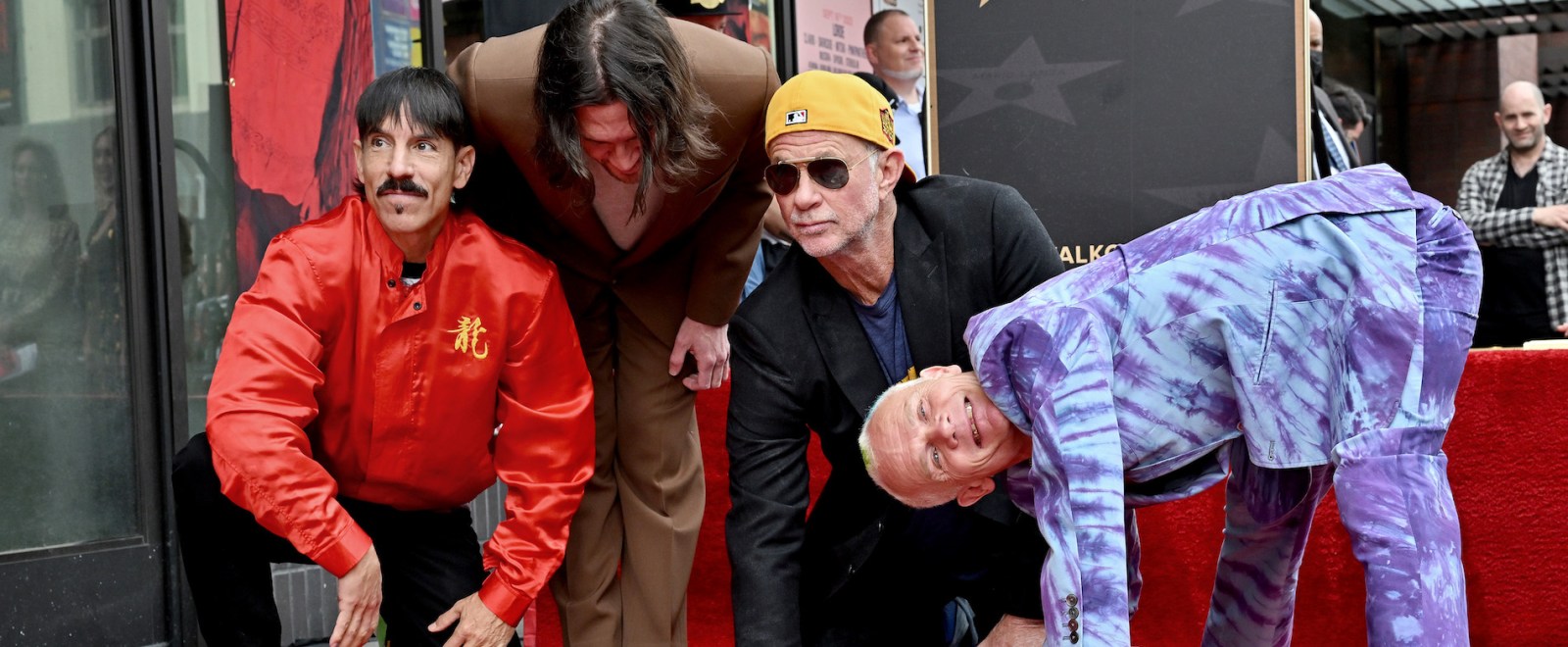 Red Hot Chili Peppers The Hollywood Walk Of Fame 2022