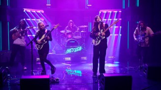 Wet Leg Give A Dazzling Performance Of ‘Too Late Now’ On ‘The Late Late Show’