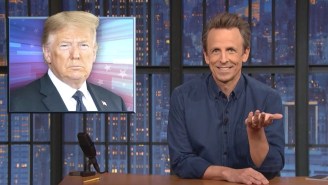 Seth Meyers Could Barely Keep His Composure While Reporting About Trump’s Fear Of ‘Deadly’ Fruit Attacks