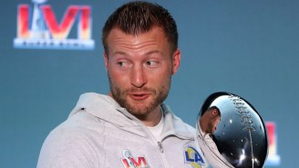 Sean McVay Had A Hysterical Reaction To The Patriots Taking Chattanooga’s Cole Strange In The First Round