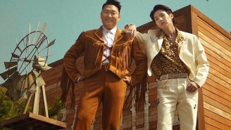 Psy And Suga Of BTS Cavort In The Wild West-Themed ‘That That’ Video