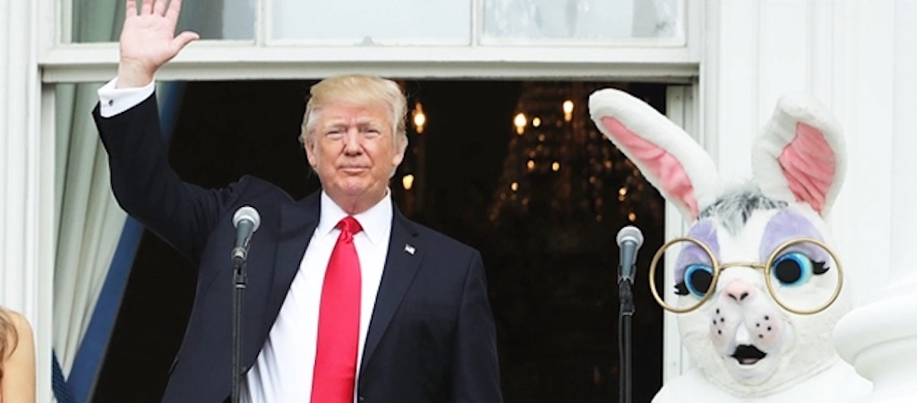 Trump easter bunny