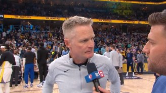 Steve Kerr Accused The Grizzlies Of Playing ‘Dirty’ During The First Quarter Of Game 2