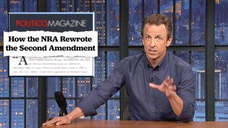 Seth Meyers: America’s Total Misunderstanding Of The Second Amendment Is A ‘Monumental, Decades-Long Fraud’
