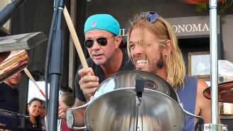Chili Peppers Drummer Chad Smith Shared An Inspiring Taylor Hawkins Story At The Wembley Stadium Tribute