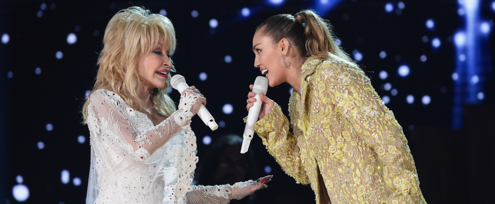Dolly Parton Miley Cyrus 61st Annual Grammy Awards 2019