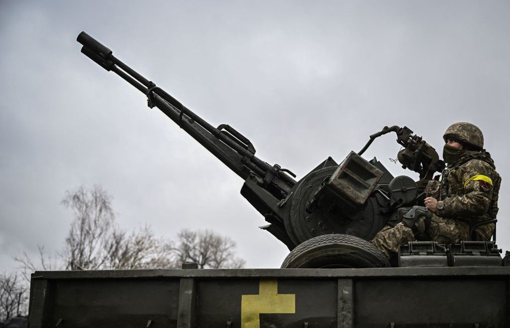 Ukrainian soldier