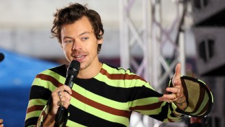 Harry Styles Delivers A Rainy Six-Song Performance For A ‘Today’ Concert