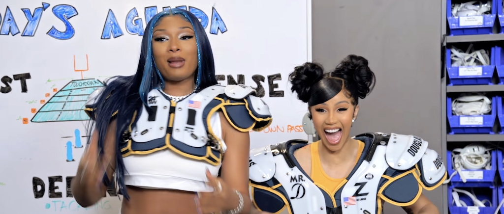 Cardi B And Megan Thee Stallion Show Off Their Touchdown Dances As ...