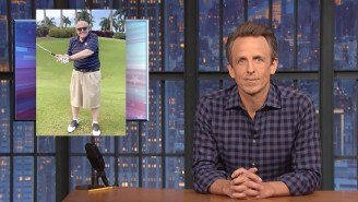 Seth Meyers Couldn’t Wait To Share Rudy Giuliani’s Bizarre New Cameo Promo Video: ‘It Doesn’t Even Look Like An Actual Human Body’