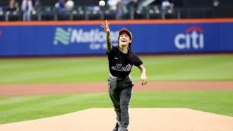 Japanese Breakfast Threw The First Pitch At A Recent New York Mets Game