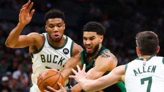 Giannis Antetokounmpo And The Bucks Defense Made A Statement In A Game 1 Win Over The Celtics