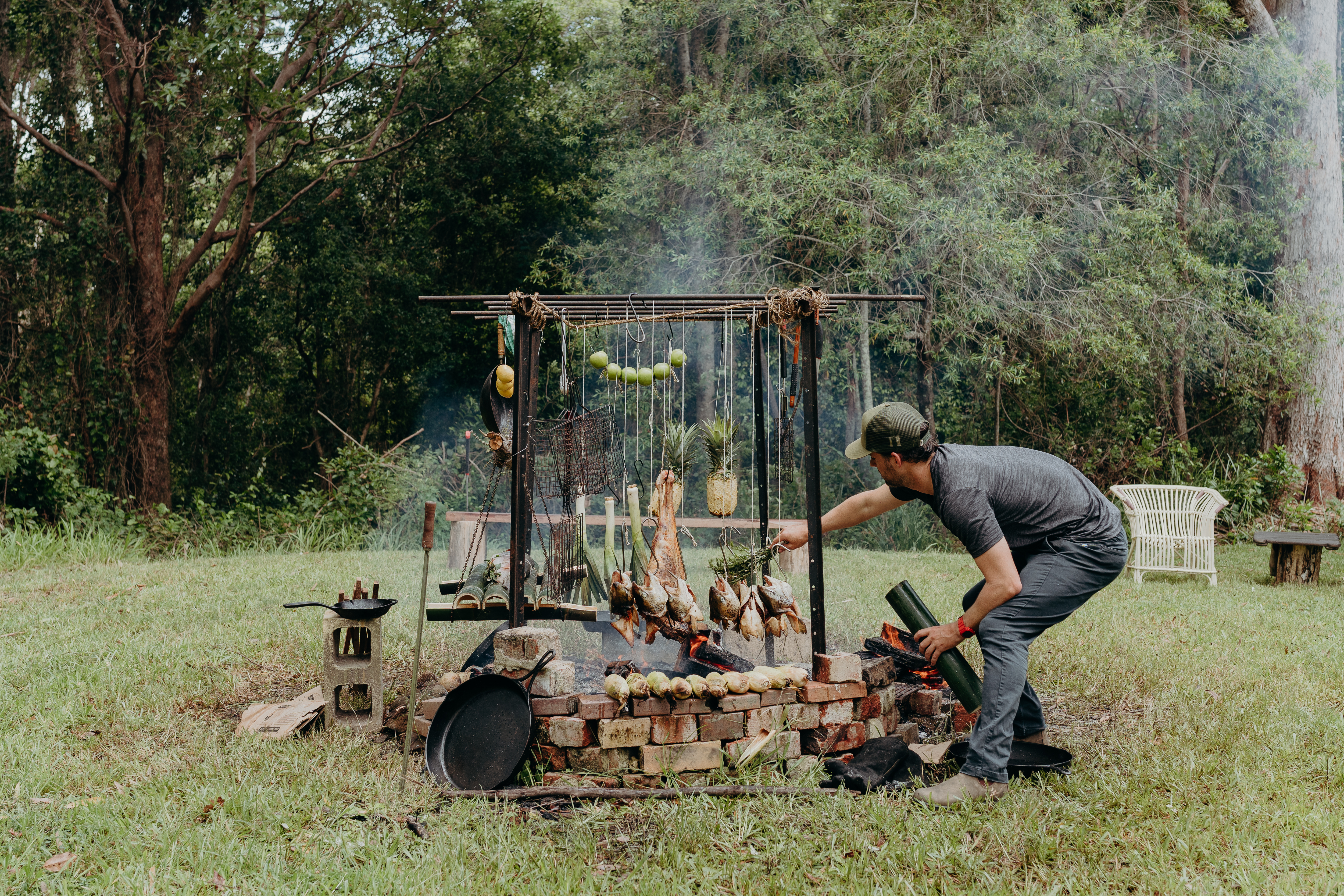 Open air bbq