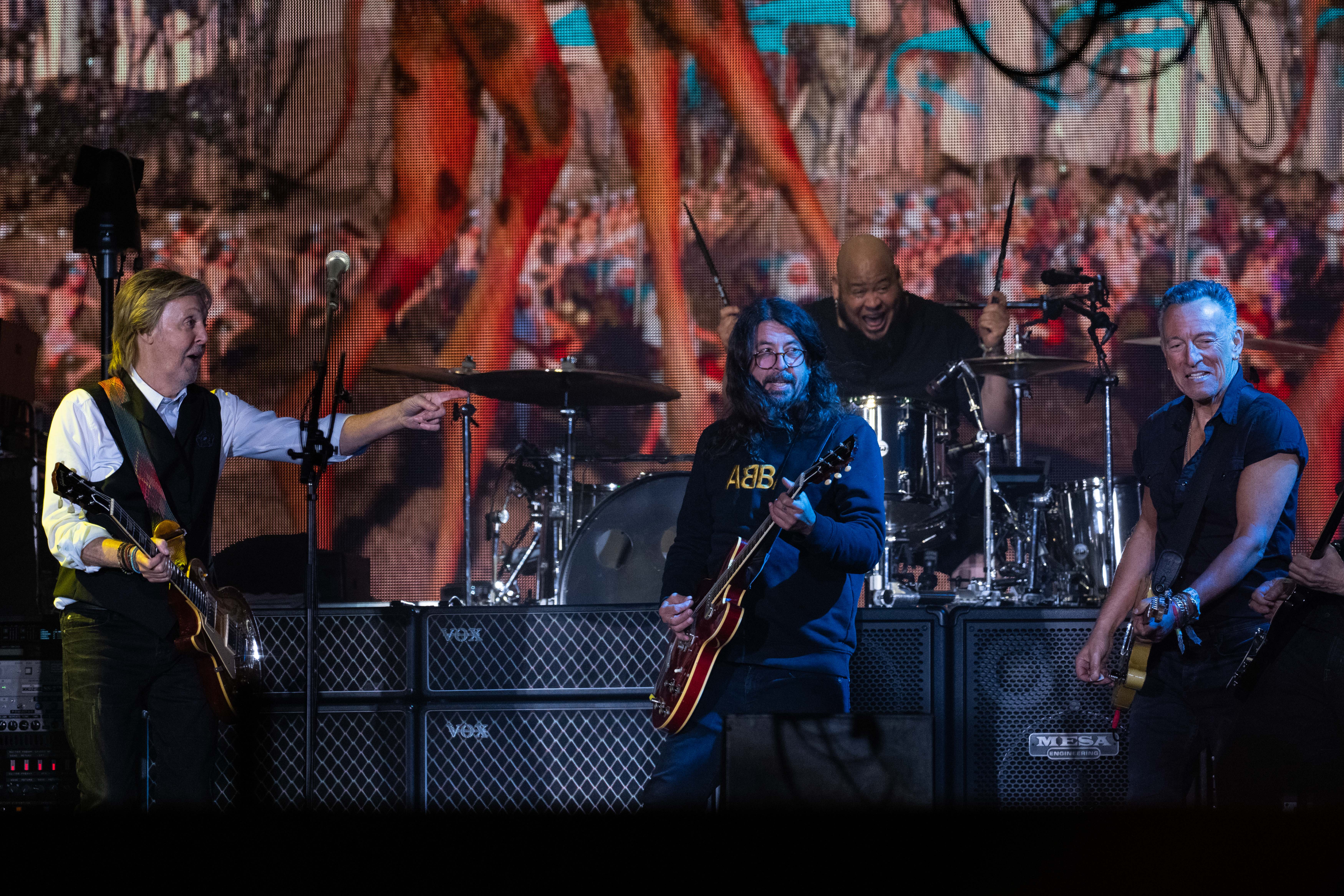 McCartney Grohl Springsteen Glastonbury