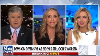 Sean Hannity, Kayleigh McEnany, and Lara Trump Use Biden’s Bike Fall As A Chance To Justify Trump’s 2020 Ramp Stumble At West Point: ‘He Was Wearing Dress Shoes!’