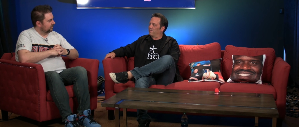 Jeff Gerstmann interviewing Phil Spencer