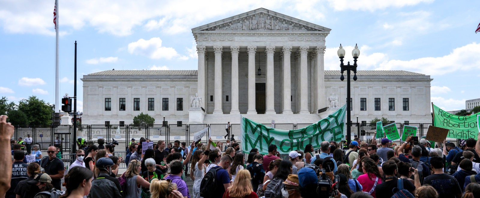 US Supreme Court Roe v Wade Protestors 2022