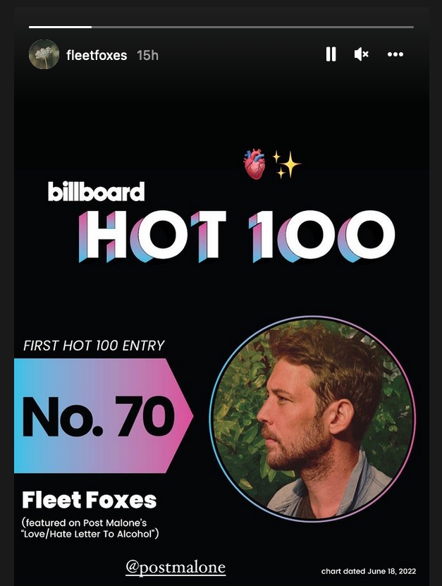 Fleet Foxes instagram