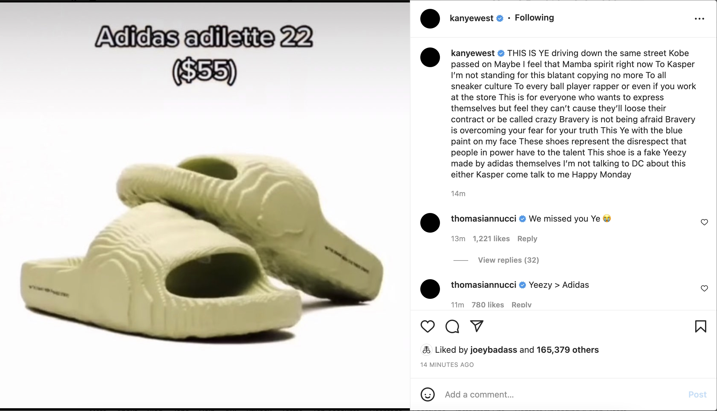 Yeezy sport 55 on sale fake