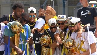 All The Best Moments From The Warriors Championship Parade