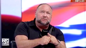 Wacky Alex Jones Tried To Show His Viewers How Much He Appreciates Them In The Most Alex Jones Way Possible: By Cutting Off His Finger On Live TV