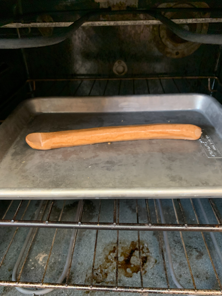 Baked hot Dog pre Cook