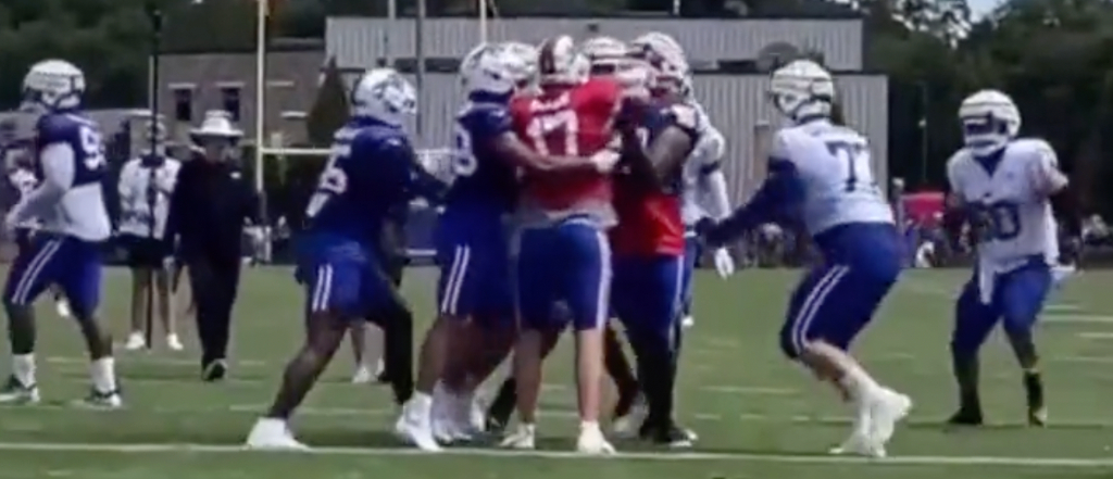 josh allen jordan phillips bills practice fight