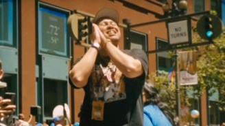P-Lo Parades With The NBA Champion Warriors In His Celebratory ‘One Thing’ Video