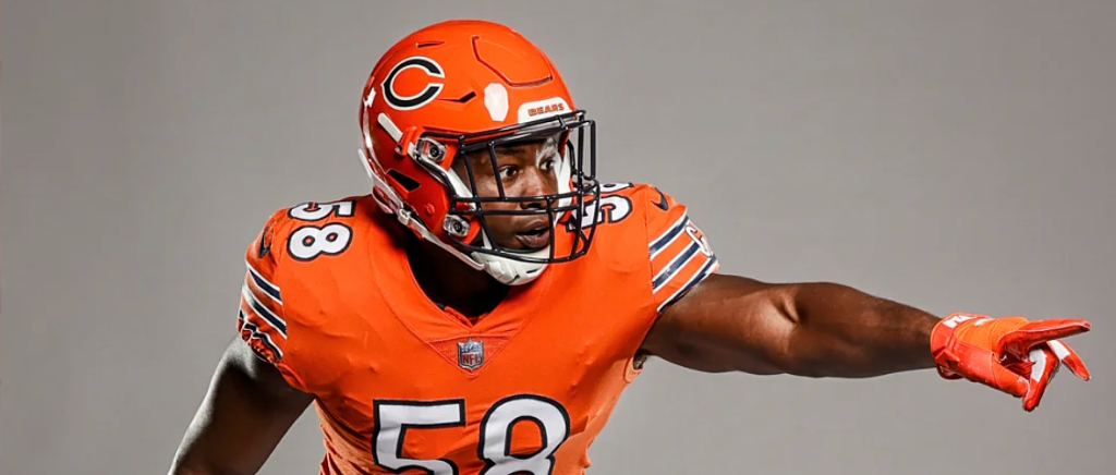The Bears Will Wear An Orange Helmet For The First Time Ever