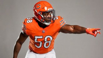 The Bears Will Wear An Orange Helmet For The First Time In Franchise History In Two Games This Season
