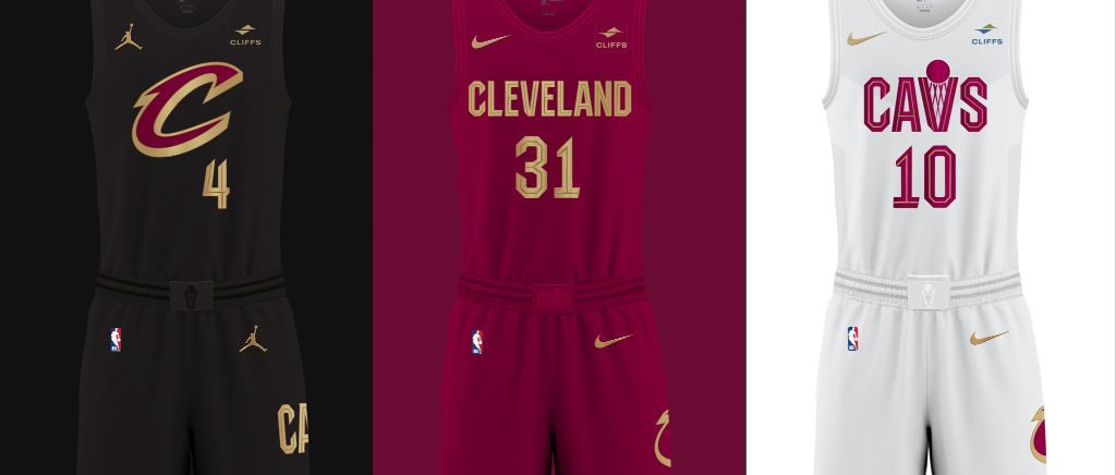 I collect jerseys. These are my red Cavs jerseys : r/clevelandcavs