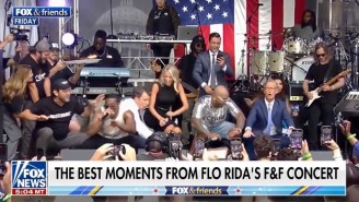A Fox News Correspondent Split His Pants After Getting ‘Too Low’ While Dancing Onstage With Flo Rida