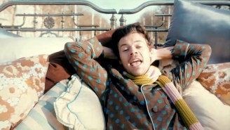 Harry Styles Literally Can’t Get Himself Out Of Bed In His Quirky ‘Late Night Talking’ Video