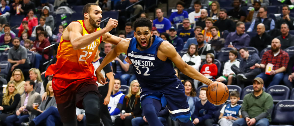 karl-anthony towns rudy gobert