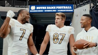 Notre Dame Did An Incredible Jersey Reveal Inspired By ‘The Hangover’ For A Game In Las Vegas