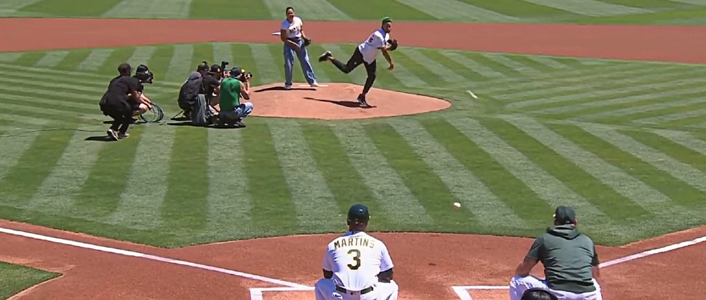 steph first pitch