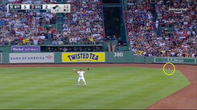 Red Sox fan helps Yankees? (video)